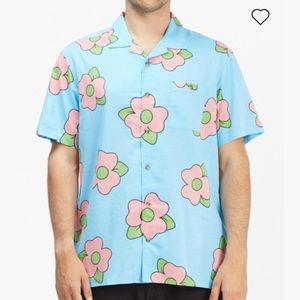 Billabong Simpsons WFH Hawaiian button up shirt